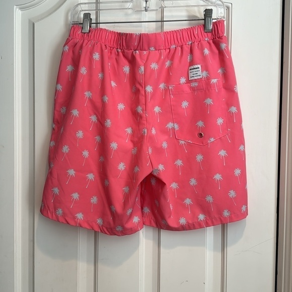 Mosmann 🔥sale🔥Sydney Australia coral swim trunks with gray palm trees - Picture 3 of 7
